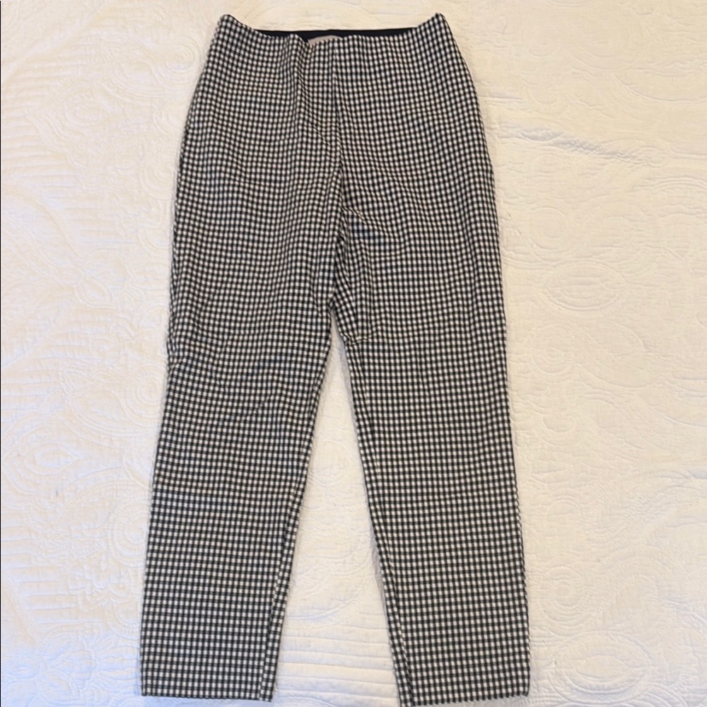 H&M Black and White Checkered Pants